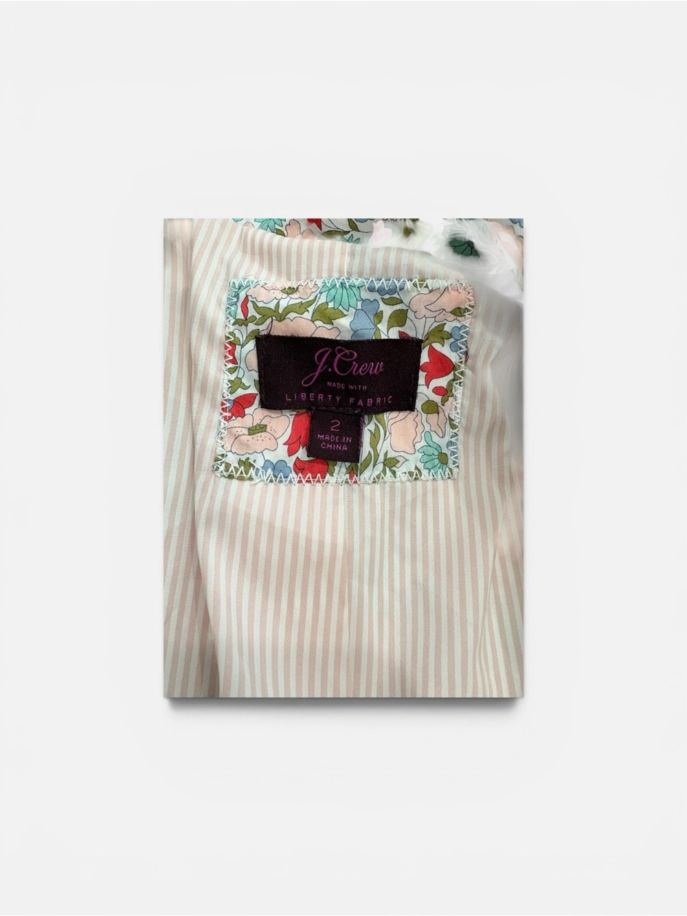 J CREW FLORAL BLAZER SIZE 2 - Picture 3 of 3